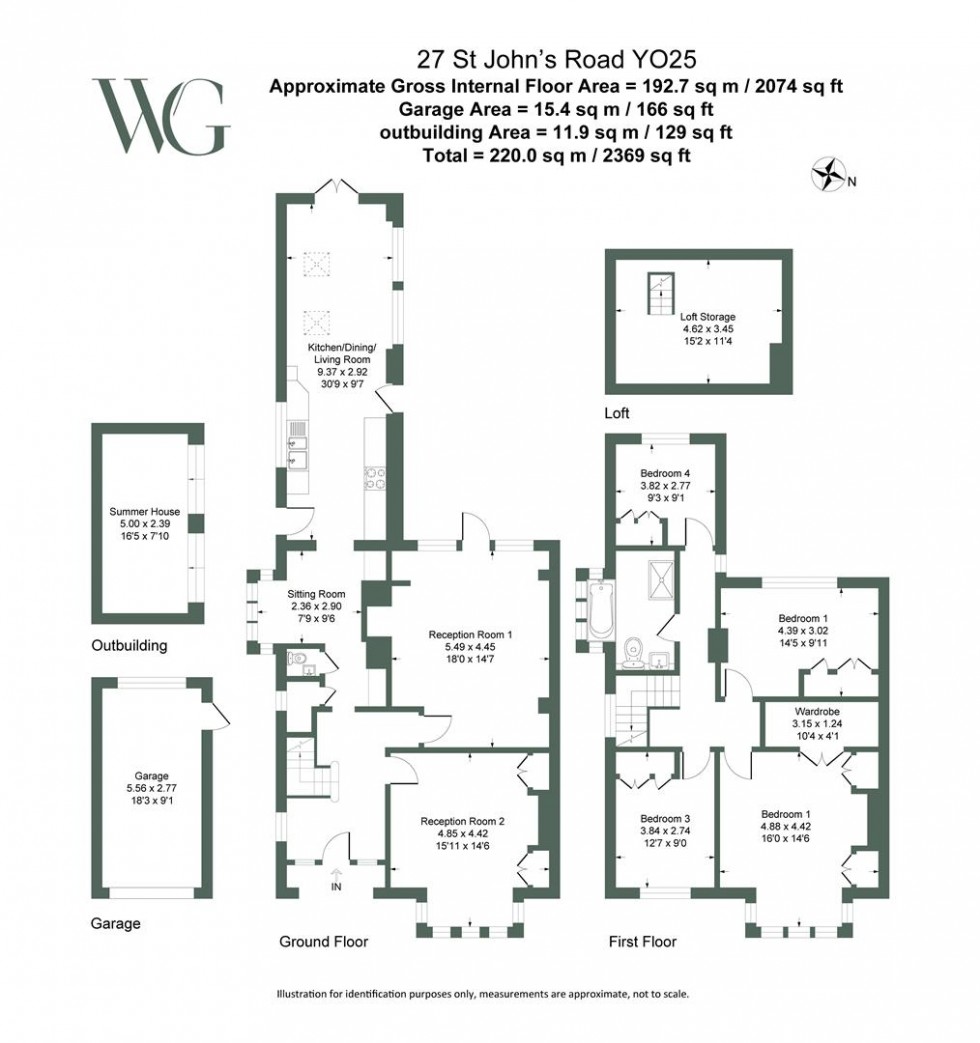 Floorplan for 27 St. Johns Road, Driffield