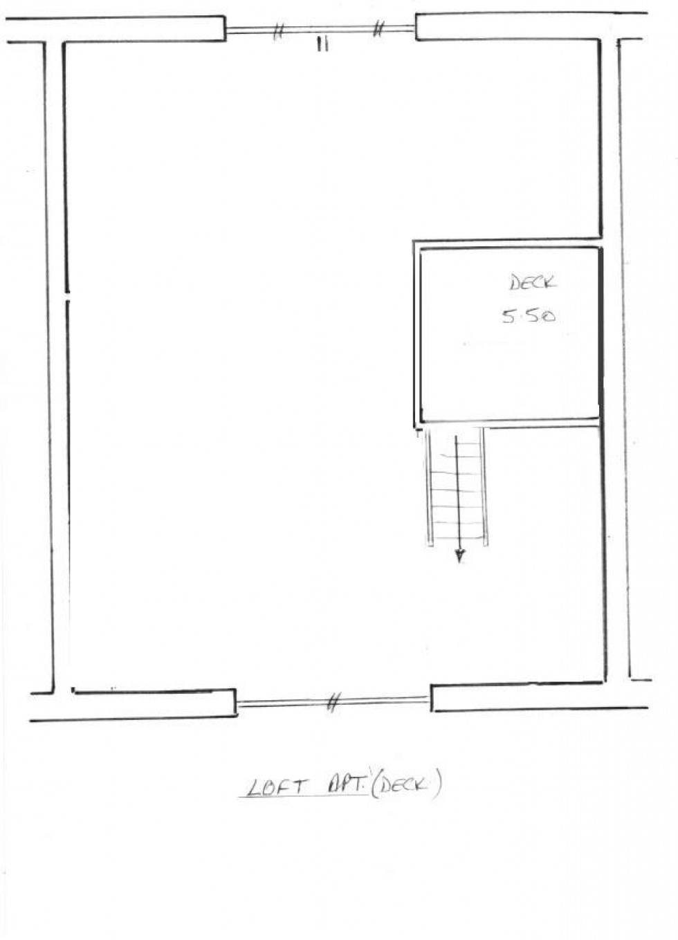 Floorplan for The Loft Apartment, Old Station Works, Hutton Cranswick,YO25 9LN