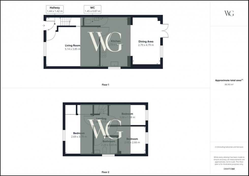 Floorplan for Hillside View, Main Street, Weaverthorpe, Malton, North Yorkshire, YO17 8EY