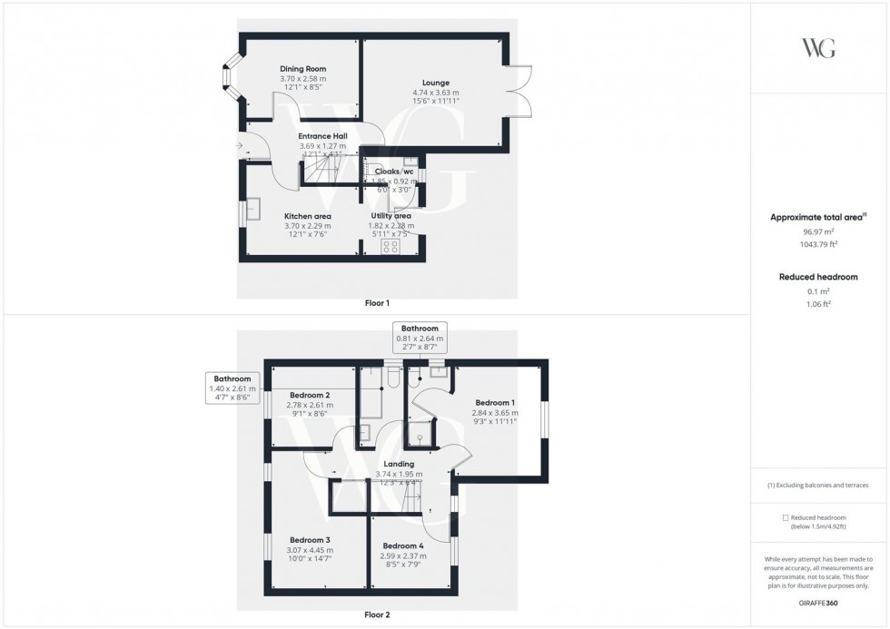 Floorplan for 10 Bethell Walk, Driffield, YO25 5PD