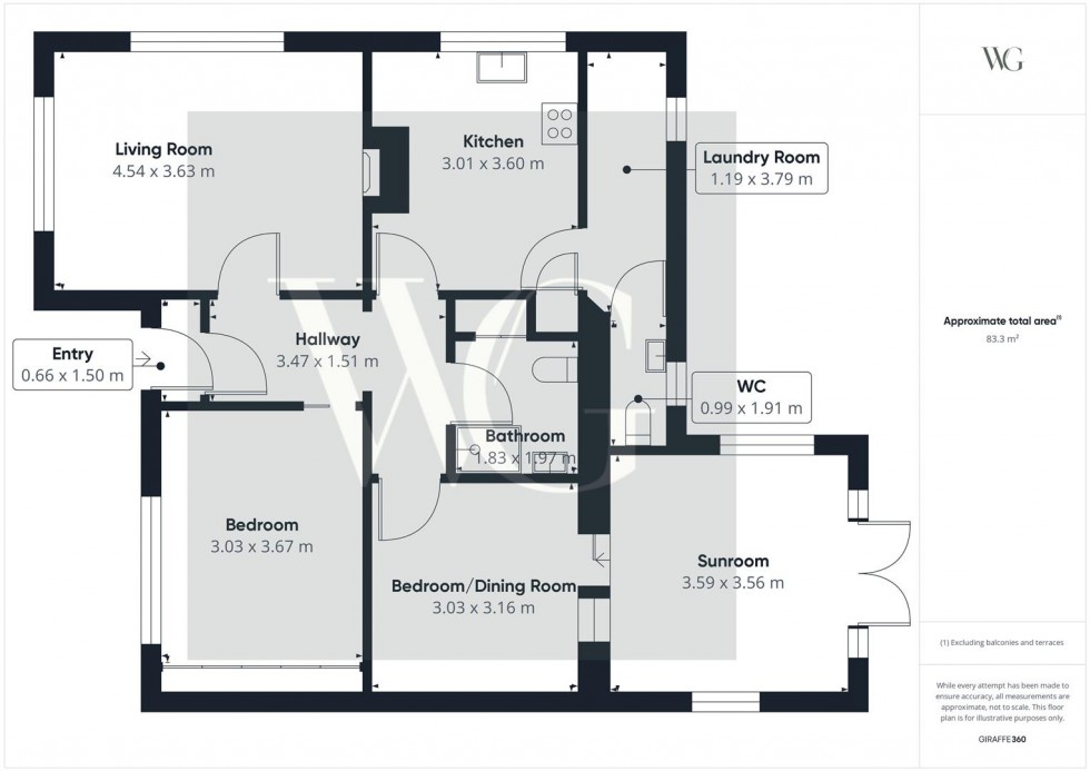 Floorplan for 8, Withington Road, Helmsley, York, North Yorkshire, YO62 5HE