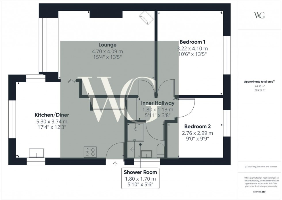 Floorplan for 45 Station Road, Middleton On The Wolds, Driffield, YO25 9UQ