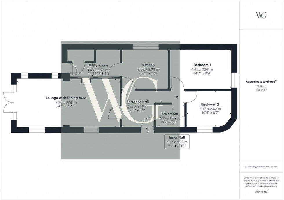 Floorplan for The Old Village Shop, Main Street, Tibthorpe, Driffield, YO25 9LA