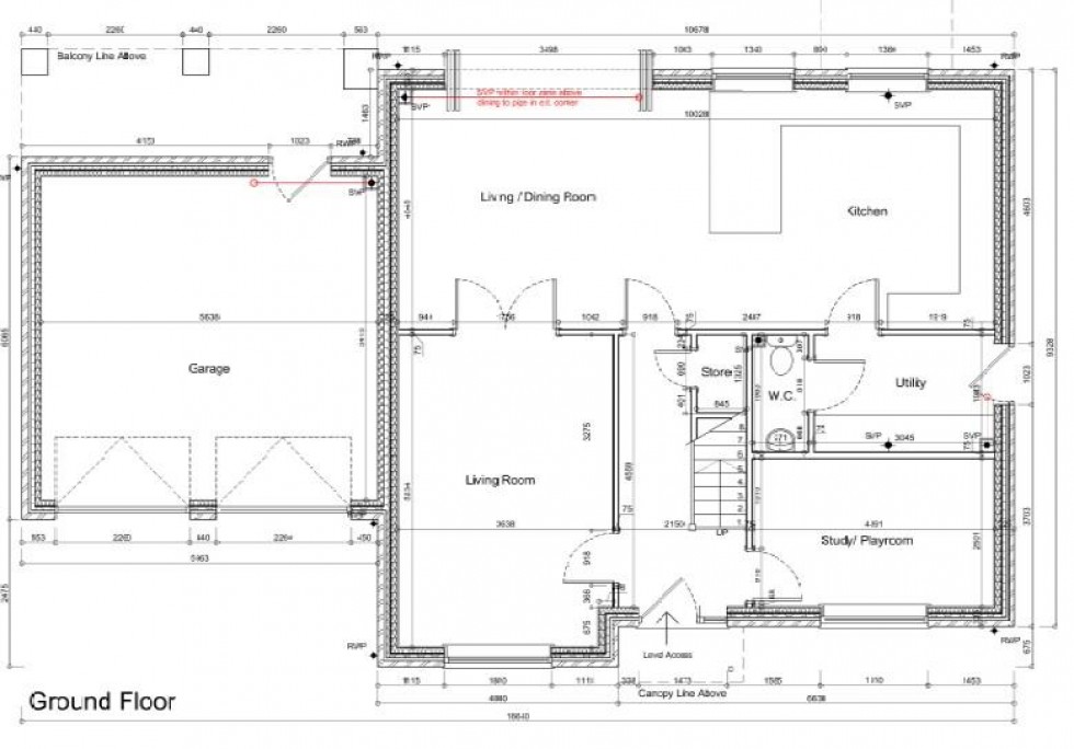 Floorplan for Willow Developments, River View, High St, Hook, Goole