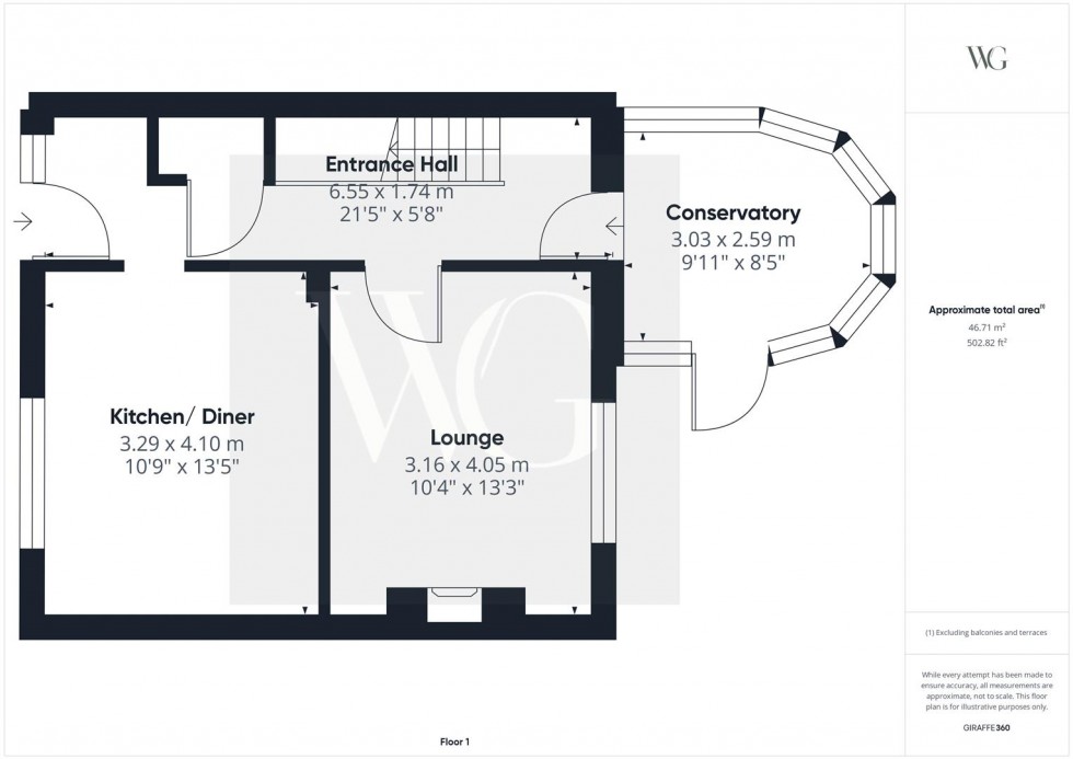 Floorplan for 34 Eastlands, Nafferton, Driffield, YO25 4LA