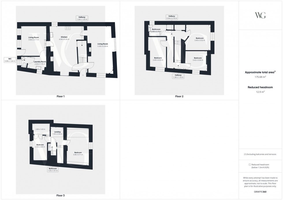 Floorplan for Norcliffe House, Langton, Malton, North Yorkshire, YO17 9QP