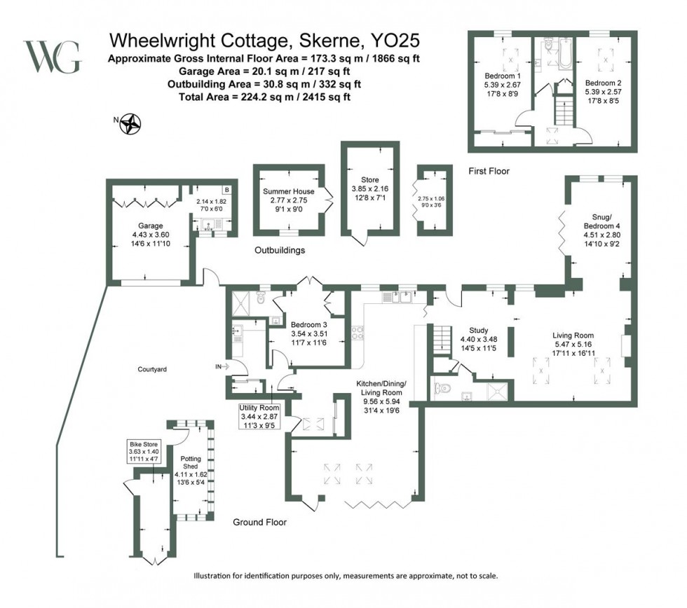 Floorplan for West End, Skerne, Driffield