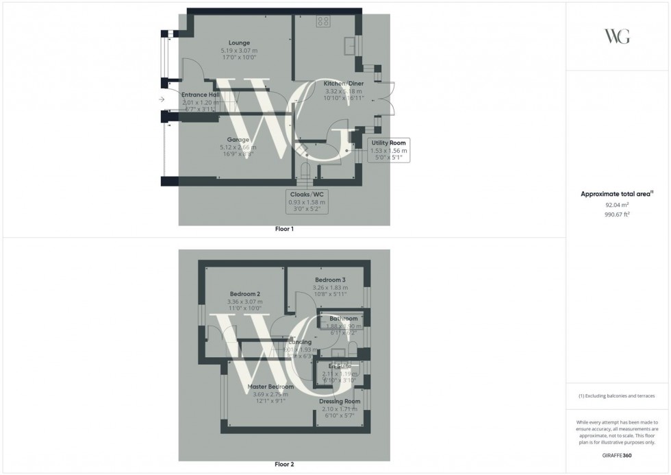 Floorplan for 21 Nalton Drive, Driffield, YO25 5GE