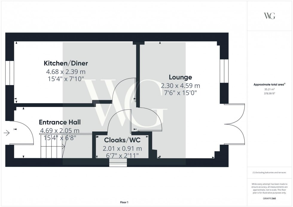 Floorplan for 31 Mill Chase, Nafferton, Driffield, YO25 4PE