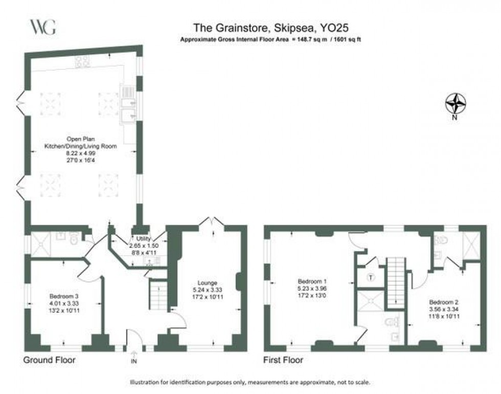 Floorplan for The Grainstore, Smiddys Farm, Cleeton Lane, Skipsea, Driffield, YO25 8SR