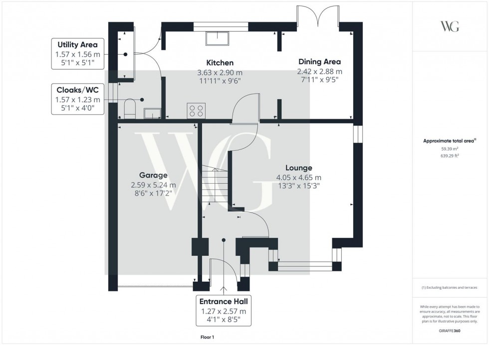 Floorplan for 17 Swallow Road, Driffield, YO25 5JY