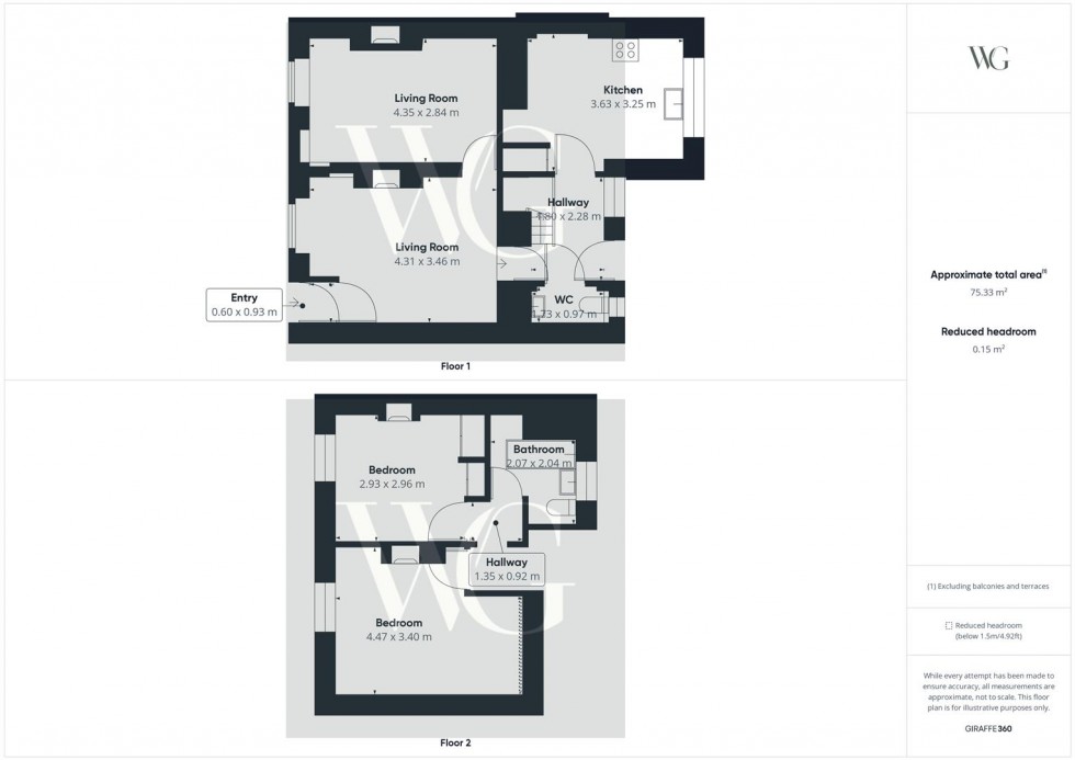 Floorplan for 37, Main Street, Ebberston, Scarborough. North Yorkshire, YO13 9NR