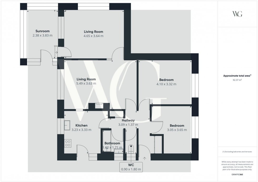 Floorplan for 1, Middlecave Close, Malton, North Yorkshire, YO17 7BD