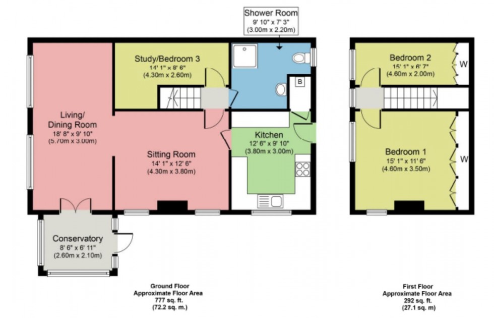 Floorplan for Lavender Cottage, Millfield, Sherburn, Malton, YO17 8QF