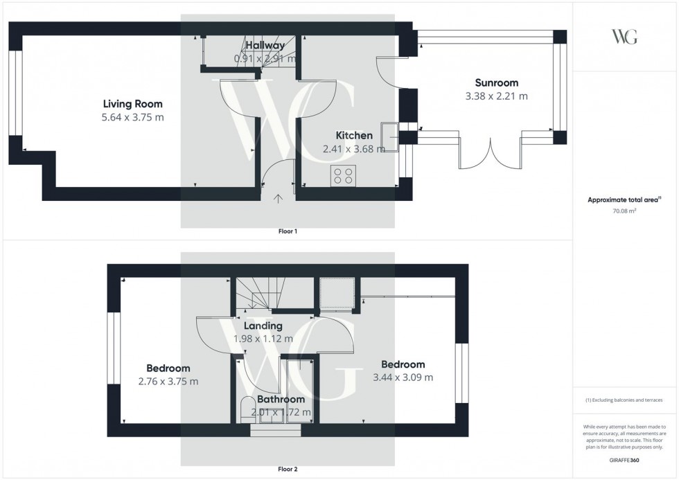 Floorplan for 8 Manor View, Rillington, Malton, North Yorkshire YO17 8JY