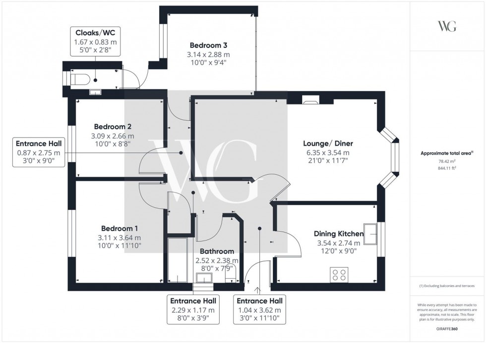 Floorplan for 3 Hudson Drive, Driffield. YO25 5NX