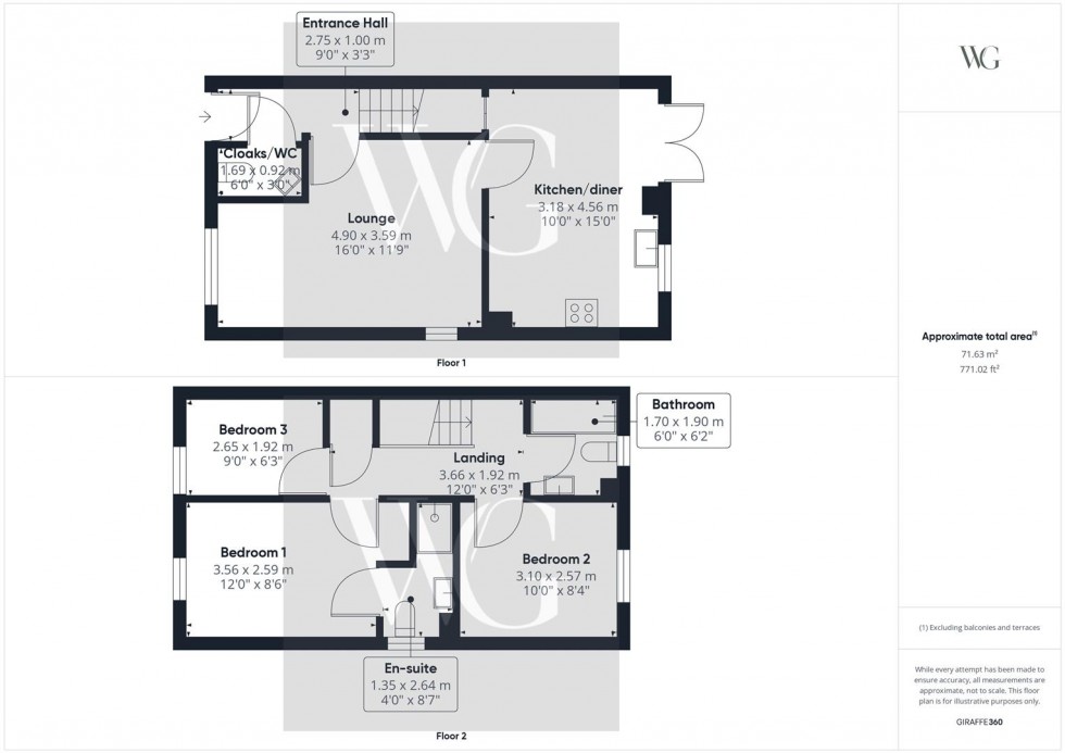 Floorplan for 5 Nalton Drive, Driffield, YO25 5GE