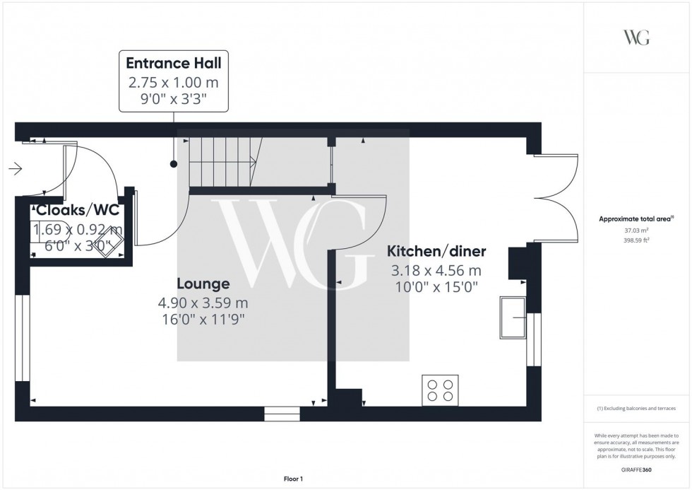 Floorplan for 5 Nalton Drive, Driffield, YO25 5GE