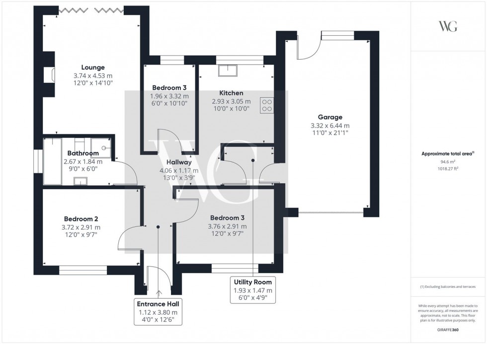 Floorplan for 4 Charlton Close, Pinfold Street, Bridlington, YO16 7ER