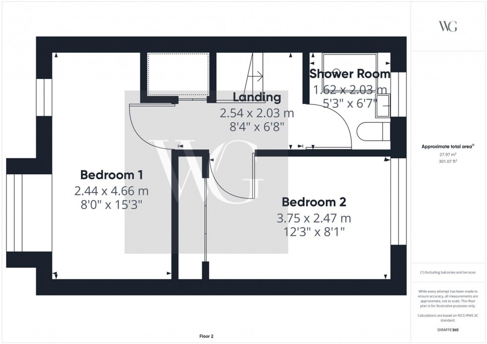 Floorplan for 9A Middle Street South, Driffield, YO25 6PT