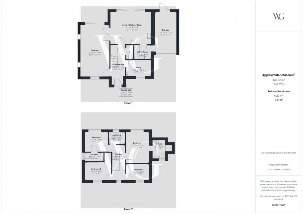 Floorplan for 3 Blakedale Drive, Driffield, YO25 6BD