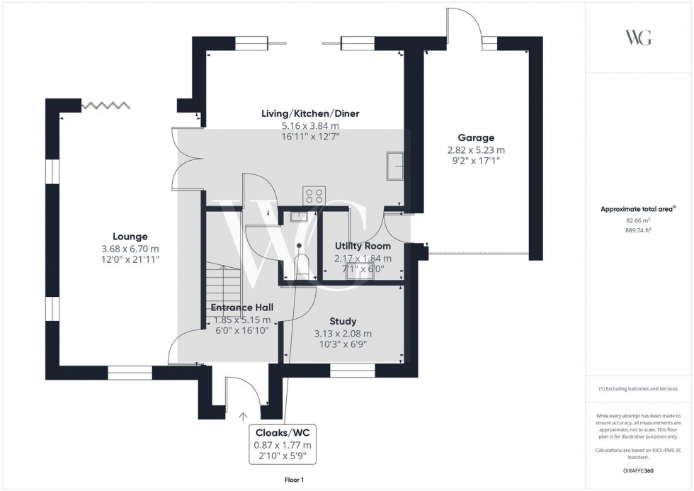 Floorplan for 3 Blakedale Drive, Driffield, YO25 6BD