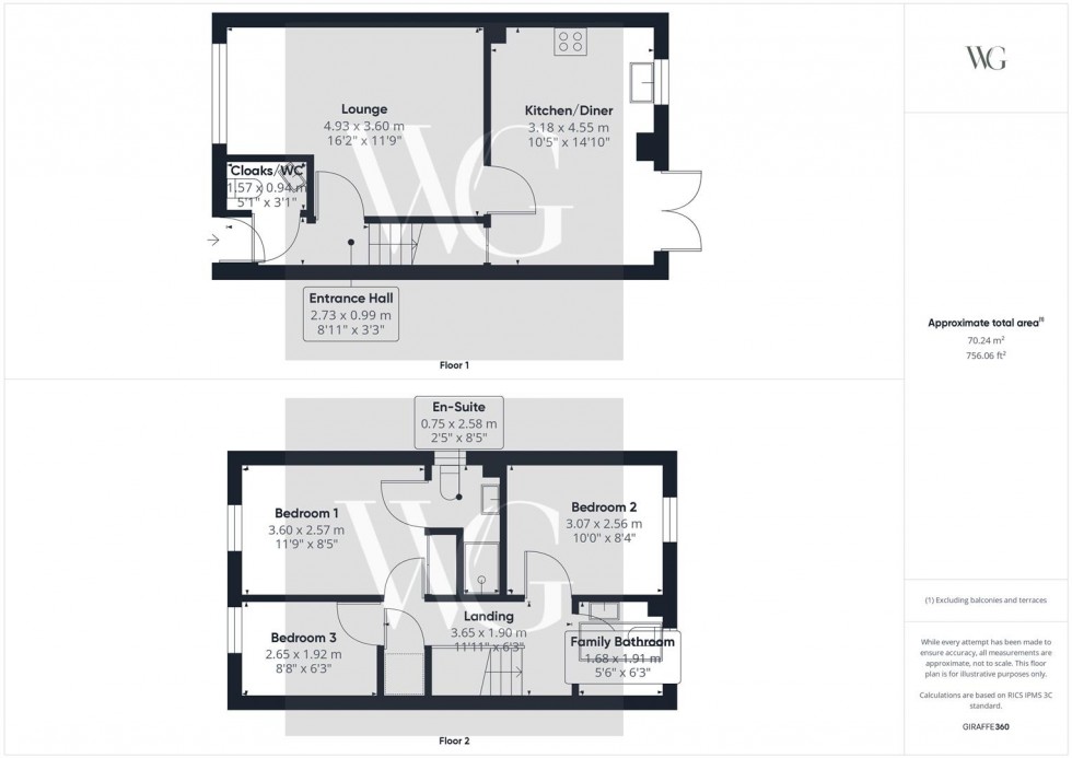 Floorplan for Nalton Drive, Driffield