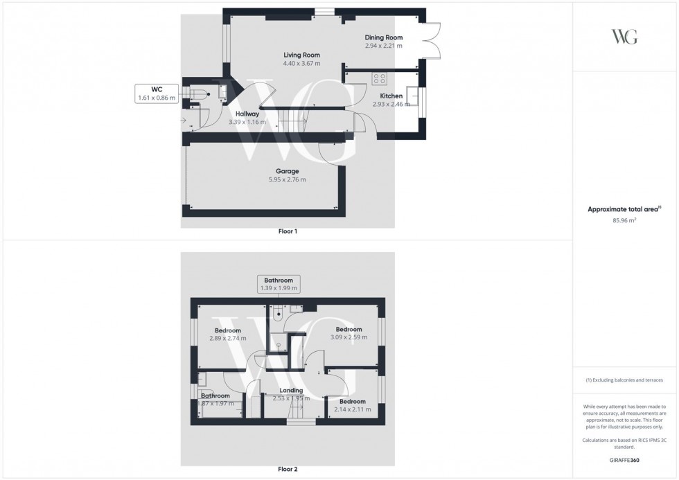 Floorplan for 1 Millrace Close, Norton, Malton, North Yorkshire, YO17 9PF