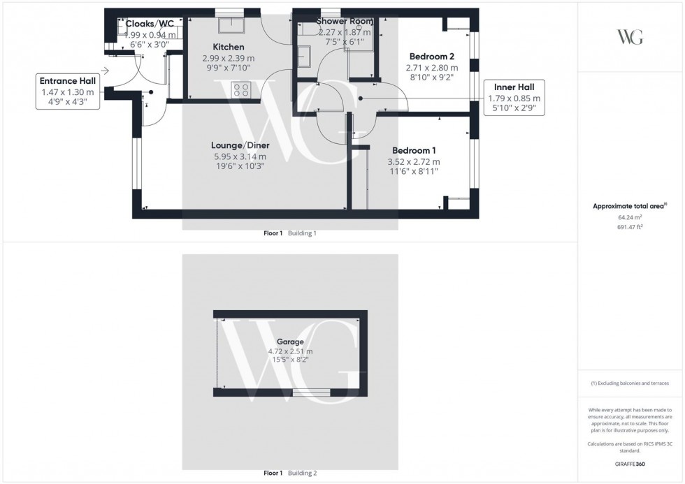 Floorplan for 10 Magnolia Close, Driffield, YO25 6QU