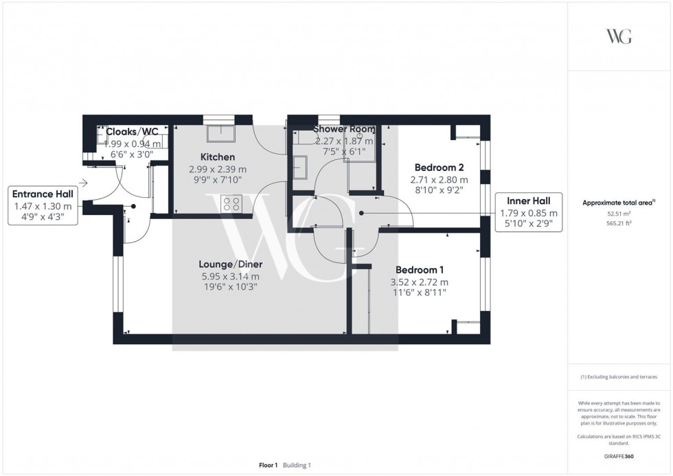 Floorplan for 10 Magnolia Close, Driffield, YO25 6QU