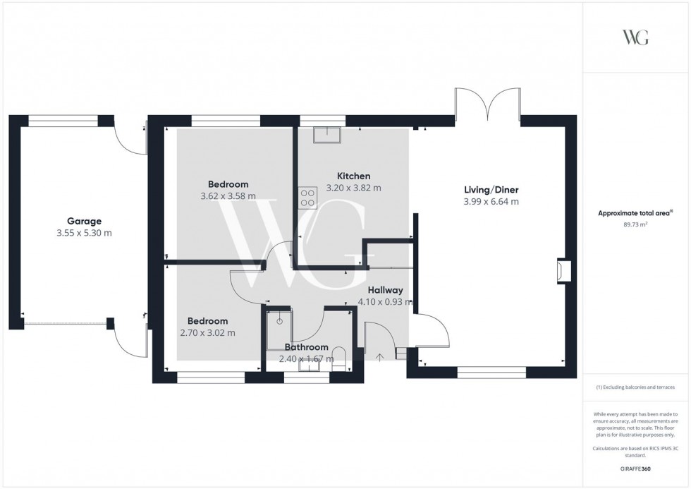 Floorplan for Five Oaks, Kirkham Lane, Pickering, North Yorkshire,  YO18 7AT