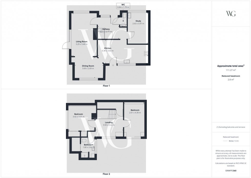 Floorplan for West End, Welburn, York, North Yorkshire, YO60 7DX