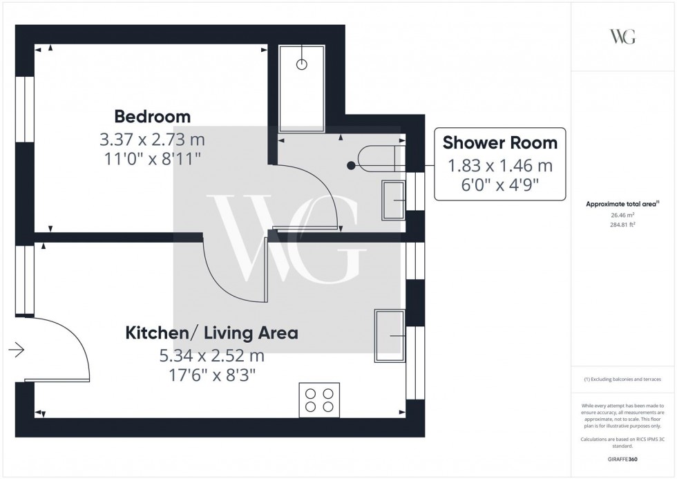 Floorplan for Cosy Cottage, Sands Lane, Barmston, Driffield, YO25 8PG