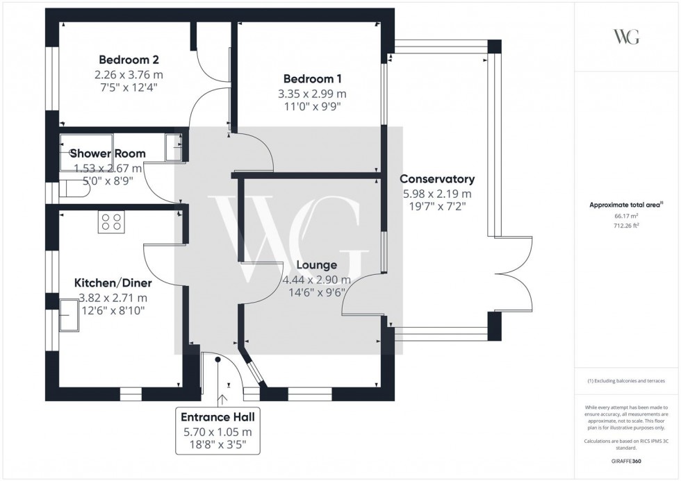 Floorplan for 6 The Beeches, Driffield, YO25 5FN