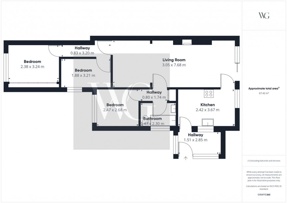 Floorplan for 3 The Croft, Sheriff Hutton, York, YO60 6SQ