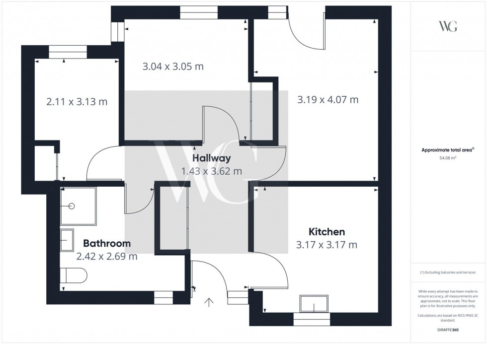 Floorplan for 3 Walnut Green, Norton, Malton, YO17 9ER