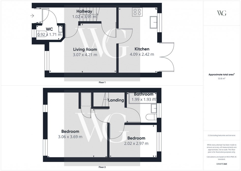 Floorplan for 52 Evergreen Way, Norton, Malton, YO17 8BY