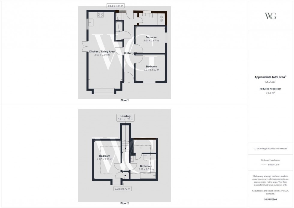 Floorplan for 3A Green Acres, Huntington, York, YO32 9QB