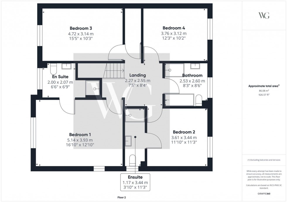 Floorplan for Plot 23, The Nurseries, Driffield Road, Kilham, Driffield, YO25 4SP