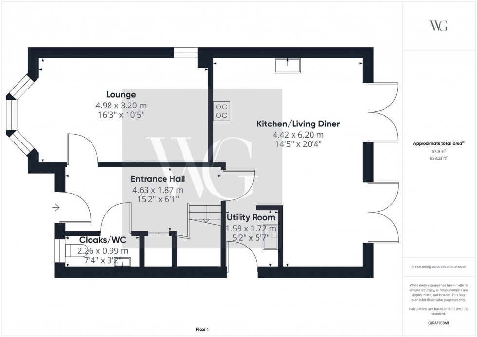 Floorplan for Plot 6, The Nurseries, Driffield Road, Kilham, Driffield, YO25 4SP