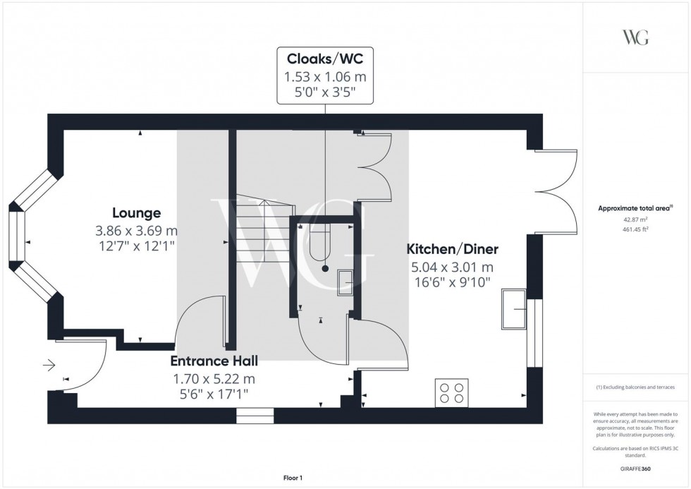 Floorplan for Plot 17, The Nurseries, Driffield Road, Kilham, Driffield, YO25 4SP