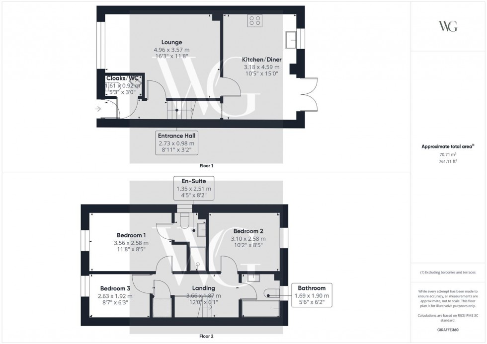 Floorplan for 16 Hunsley Avenue, Driffield, YO25 5GD