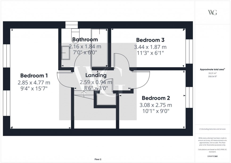 Floorplan for 89 New Walk, Driffield, YO25 5LE