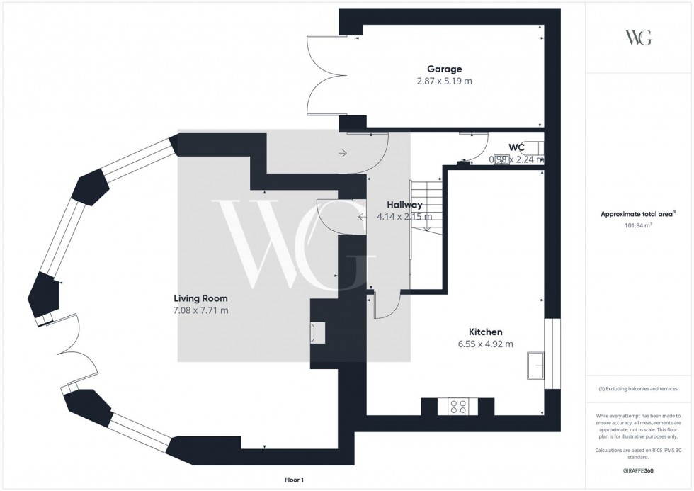 Floorplan for The Old Wheelhouse, Great Barugh, Malton, YO17 6XB