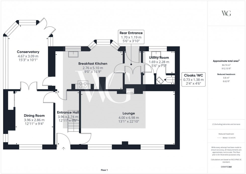 Floorplan for 104 Front Street, Lockington, Driffield, YO25 9SH