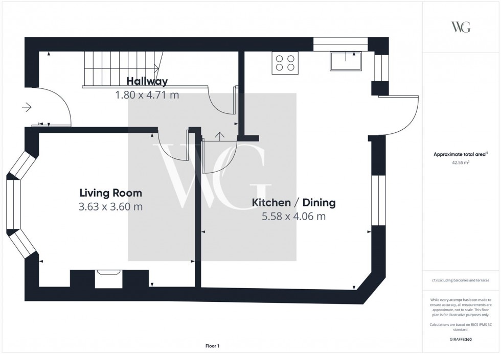 Floorplan for 1 Vine Grove, Norton, Malton, YO17 9JF