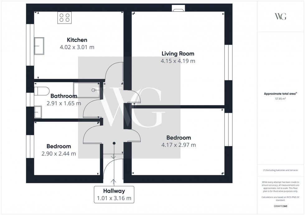 Floorplan for 6 Priory Mews, Scarborough Road, Norton, Malton