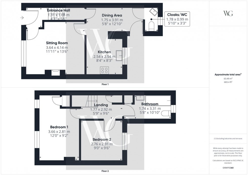 Floorplan for Mulberry Cottage, 78a Main Street, Beeford, Driffield, YO25 8AZ