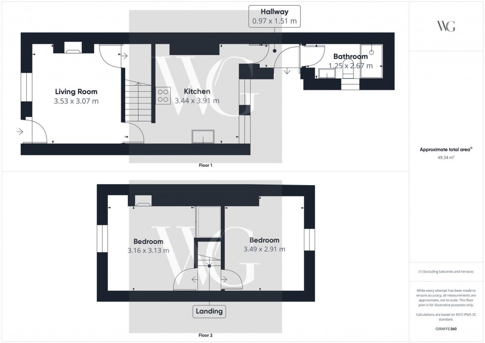 Floorplan for 59 Westgate, Pickering, YO18 8AZ