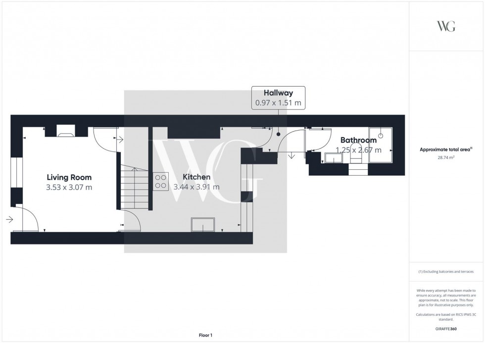 Floorplan for 59 Westgate, Pickering, YO18 8AZ